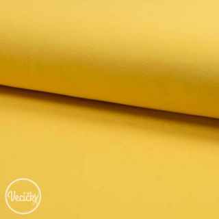 ORGANICKÝ úplet - yellow - zbytok 75 cm