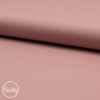 elastický popelín - dusty pink - zbytok 120 cm